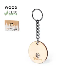 Porte-clés avec graines durables, gadgets écologiques - Product Image 1