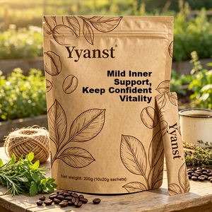 กาแฟบำรุงกำลังสำหรับผู้ชาย OEM ODM 20 กรัม*10 ซอง 200 กรัม บรรจุภัณฑ์แบบซองตั้ง Eco Kraft เครื่องดื่มสมุนไพรสำเร็จรูปเพิ่มความมั่นใจให้ผู้ชาย - Product Image 5