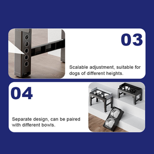 ชามให้อาหารสุนัขชามอาหารสุนัขชามอาหารช้าทำจากสแตนเลส - Product Image 5