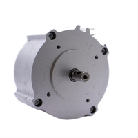 Moteur sans balais 48V DC haute puissance pour vélo électrique, aimant permanent BLDC argenté haute efficacité pour ventilateur et usage nautique