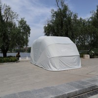 Abri de voiture pliable entièrement automatique Auvent de maison Écran solaire extérieur Auvent de garage mobile Abri de stationnement rétractable simple