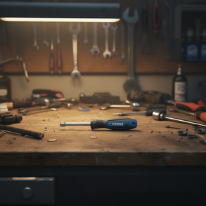 Fervi Socket Wrench 10mm Cr-V Steel Handle <b>Tool</b> - Product Image 3