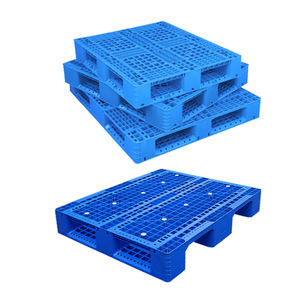 चीनी कारखाने अनुकूलित स्टैकबल पुल 4-वे फोर्कलिफ्ट प्रविष्टि प्लास्टिक पैलेट - Product Image 1