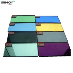 Decorative Colored Mirror Glass <b>Sheet</b> Tinted Mirror Stained Silver Mirror Glass for Hotels and Buildings - Product Image 4