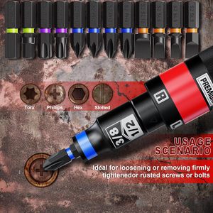 Aurlloct 1/4 Inch Manual Impact <b>Screwdriver</b> <b>Set</b> OEM Hex Drive Industrial Grade Car Repair Tools Removes Rusty Nuts Screws MYJ-11 - Product Image 3