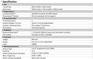 Sistema de Inspección Inteligente de Rayos X Hikvision Dual <span class=keywords><strong>View</strong></span> ISD-SC5030S-H2CVL de Alta Penetración, Alto Rendimiento y Anti-fugas - Product Image 4