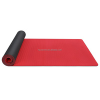 Tapis de yoga Pilates écologique à usage domestique 10mm d'épaisseur TPE imprimé Logo mousse EVA matériau rouleau taille application légère Service de coupe