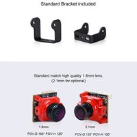 Foxeer Arrow Micro Pro 600TVL FPV cccd камера с объективом OSD 1,8 мм NTSC для FPV гоночный Дрон красный
