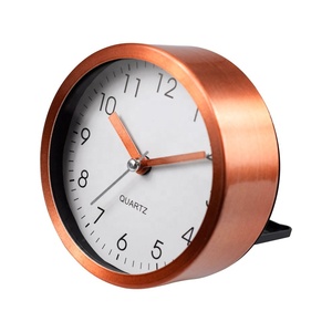 Commercio all'ingrosso desk alarm clock mini campana wake up di alluminio in metallo <span class=keywords><strong>orologio</strong></span> da tavolo - Product Image 2