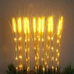 DC12V 10pcs/set Plug-in Ground Gloden Wheat <strong>Rice</strong> Landscape Decorative Lamp for Garden - Product Image 1
