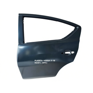 Panneau de porte arrière gauche Nissan Versa 2011-2018 Pièce de rechange (RPC) Nouveau composant de carrosserie automobile pour réparation et mise à niveau - Product Image 1
