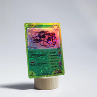 Carte à collectionner holographique d'impression CMJN personnalisée d'usine professionnelle avec sac booster fabriqué à partir de papier de haute qualité