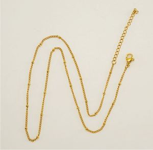 Collar de cadena para clavícula para hombre y mujer, diseño de proveedor de oro, con cadena chapada en oro rosa de 18 quilates y circonitas. - Product Image 3