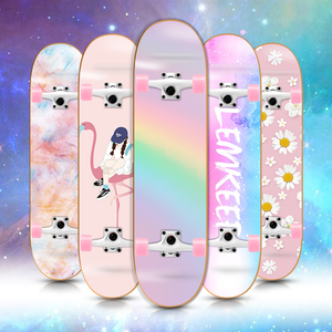 <span class=keywords><strong>Petit</strong></span> skateboard double rocker double kick pour débutants, plateau <span class=keywords><strong>en</strong></span> <span class=keywords><strong>bois</strong></span> d'érable avec roulettes <span class=keywords><strong>en</strong></span> PU, utilisation <span class=keywords><strong>en</strong></span> extérieur, pour garçons, filles, enfants, adolescents, 150 kg - Product Image 2