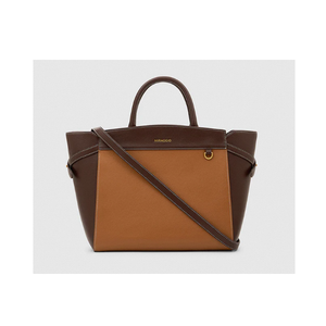 Bolso Tote de Mujer Estilo Signature, Hecho 100% con Cuero Genuino, Cuerpo Estructurado, Cierre de Cremallera, Cadenas, Diseño Portátil para Primavera - Product Image 1