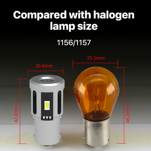 <span class=keywords><strong>Venta</strong></span> de fábrica 1157 BAY15D P21/5W luz de freno LED 30W Canbus 5000LM CSP 5530 T20 7443 T25 3157 Luz de señal de giro LED automática con ventilador - Product Image 5