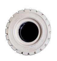 Neumático Sólido Antimarcas para Montacargas Topower 21x8-9 23x9-10 de Goma Blanca con Rodamiento de Bolas para Uso en Almacenes - Product Image 2