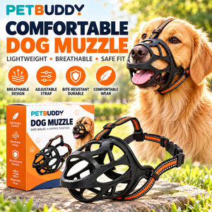 Bozal para Perro de TPE, Suave y Flexible, con Correas de Nailon Ajustables para Perros Pequeños, Medianos y Grandes - Product Image 6