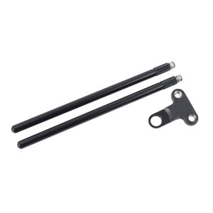Alarmes de morsure pour la pêche à la <span class=keywords><strong>carpe</strong></span>, accessoires <span class=keywords><strong>en</strong></span> alliage d'aluminium, barres d'accrochage noires, système coupe-vent, matériel pour pêcher, 10 pièces - Product Image 5