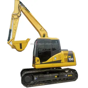 Yüksek kaliteli Komatsu PC130-7 13-ton kullanılmış ekskavatör kazıcı kepçe kullanılan satılık komatsu pc130 13 ton eccavator