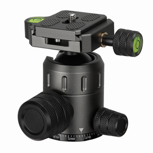 Aluminum Foldable Camera Tripod Monopod with Center <strong>Column</strong> and Ball Head and Quick Release Plate - Product Image 6