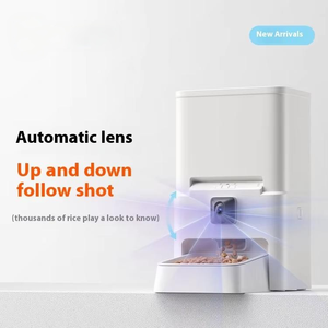 2025 thông minh Pet Feeder máy ảnh thân thiện với môi nhựa rắn pin sạc tự động hẹn giờ 6L Bát Dispenser chó mèo tuya ứng dụng <span class=keywords><strong>Video</strong></span> - Product Image 6