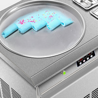 Industrial Stir-<strong>Fried</strong> <strong>Ice</strong> Cream Maker High Productivity <strong>Rolled</strong> <strong>Ice</strong> Cream Freezer