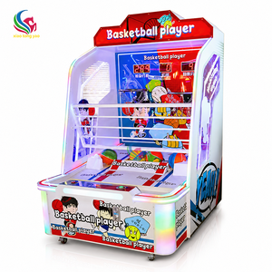 Machine de jeu de basket-ball d'arcade à monnayeur pour enfants, pliable, pour deux joueurs, pour centre commercial et parc - Product Image 4