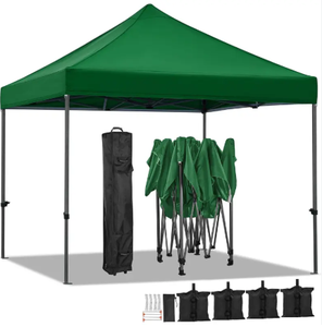 Tenda automatica 3X3 Pop up all'aperto con borsa da trasporto in PVC per campeggio impermeabile Gazebo 5m Bay Distance - Product Image 1
