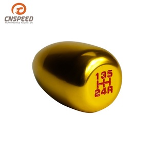 CNSPEED Car Gear <b>Knob</b> Gold 5-Speed Manual <b>Shift</b> <b>Knob</b> For Racing Universal Fit M8 M10 M12 - Product Image 2
