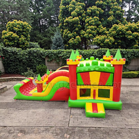 Videur gonflable commercial de Moonwalk d'adultes d'enfants de maison de Boucny avec la glissière sèche pour le parc d'attractions