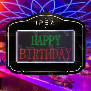 Panneau d'affichage LED numérique programmable moderne et écologique avec lettres VIP et texte défilant pour les soirées en boîte de nuit et les fêtes - Product Image 6