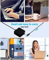 Adaptateur Secteur USB-C 65W pour Ordinateur Portable MacBook Dell Latitude Lenovo Huawei MateBook HP Spectre Acer Chromebook Chargeur Mural Rapide PD