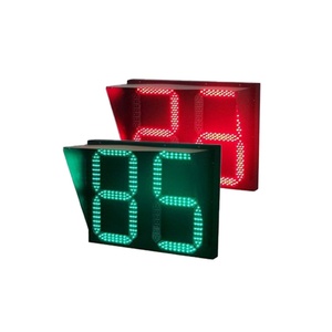 400mm square LED Countdown <b>Timer</b> 2 Digits 3 Colors R+G+Y Traffic <b>Light</b> - Product Image 2
