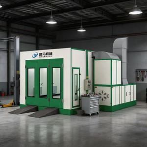 Cabine de <span class=keywords><strong>peinture</strong></span> automobile entièrement automatique à chauffage infrarouge durable et respectueuse de l'environnement pour véhicules berlines en milieu professionnel - Product Image 1