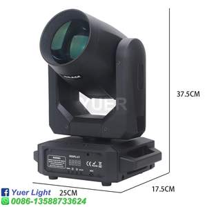 Doally Beam Moving Head Light 200W LED Dual Color Disco Stage Light with Rotating <b>Prisms</b> for DJ Party - Product Image 5