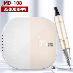 Jimdoa New High Speed Electric Nail Drill 35000rpm Portable Nail Drill Machine Electric Nail Manicure Drill Polishing Machine