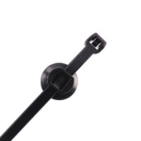 Attache-câble en nylon plastique pour véhicule avec trou fileté amovible, clip de maintien de faisceau de câbles de voiture, montage par poussée 156-00629 156-06200 T50SOSFT5