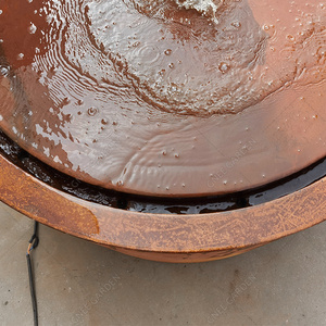 Eye-catching Customized Size Metal Water Feature Made Rusty Corten Steel High Pressure Safety Device Charcoal Grill Compatible - Product Image 3