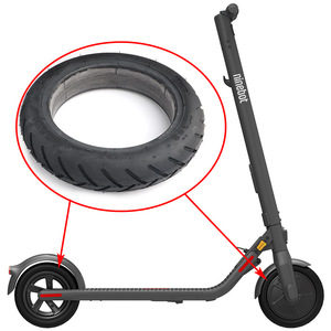 Neumáticos Originales para Patinete Eléctrico <span class=keywords><strong>Ninebot</strong></span> E22 E25 E45 Kick 9x2, Ruedas Delanteras y Traseras Sólidas, Accesorios - Product Image 1