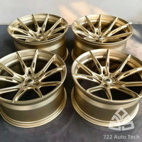 عجلات 722auto مخصصة متعددة الأذرع مصنوعة من السبائك المطروقة 5x114.3 5x112، جنوط عميقة مقعرة مقاس 18 19 20 21 22 بوصة لسيارات BMW E90 X3 X4 M5