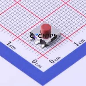 K2-1157SW-I4SW-05 Tactile Switch SMD Switch Round Button 2.5N Vertical Mount 6.4mm - Product Image 1