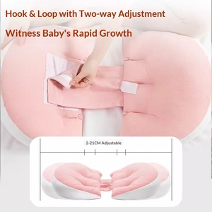 Oreiller de grossesse ergonomique <span class=keywords><strong>en</strong></span> forme de papillon avec mini-oreiller, oreiller de <span class=keywords><strong>maternité</strong></span> souple pour dormir sur le côté, soutien lombaire pour femmes enceintes - Product Image 2
