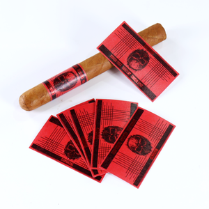 Autocollant adhésif premium, papier artistique personnalisé, feuille d'or gaufrée, pelable, pour emballage de cigares, coupe-cigares, industries alimentaires - Product Image 3