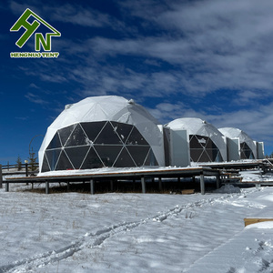 2024 Tente dôme isolante Tente de camping quatre saisons Dômes de glamping Tentes avec poêle et cheminée - Product Image 4