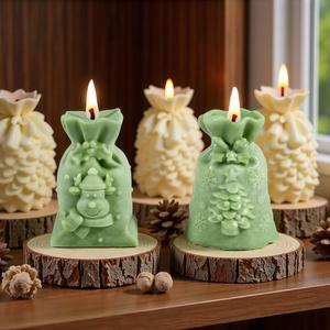 Molde de vela con forma de caja de regalo de Navidad HY para hacer vela resina <span class=keywords><strong>Aramo</strong></span> cera jabón yeso molde de silicona - Product Image 6