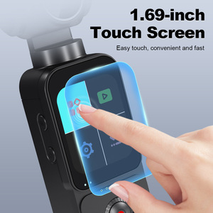 New 5k Handheld Gimbal Sports HD Anti-shake <b>Outdoor</b> Riding Video Red Vlog <b>Camera</b> 1.69" Screen <b>WiFi</b> Transmission 270 Rotating 5K - Product Image 3