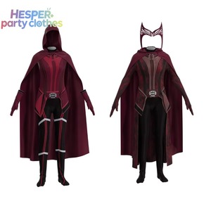 Disfraz de Bruja Escarlata de Wanda Vision para Mujer, Estilo Gótico, para Halloween, Cosplay para Niñas - Product Image 1