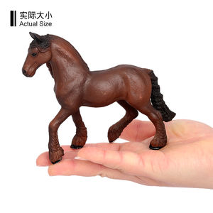 Venta al por mayor de PVC sólido estatua de simulación modelo granja figuritas Animal gato perro cabra <span class=keywords><strong>caballo</strong></span> vaca juguetes figuras - Product Image 3