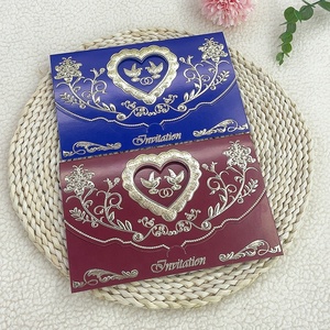 Giao Hàng Nhanh Nhà Máy Cổ Phiếu Tùy Chỉnh Vàng Tem Và Dập Nổi Thẻ Phong Bì Tùy Chỉnh Thiệp Mời Đám Cưới - Product Image 2